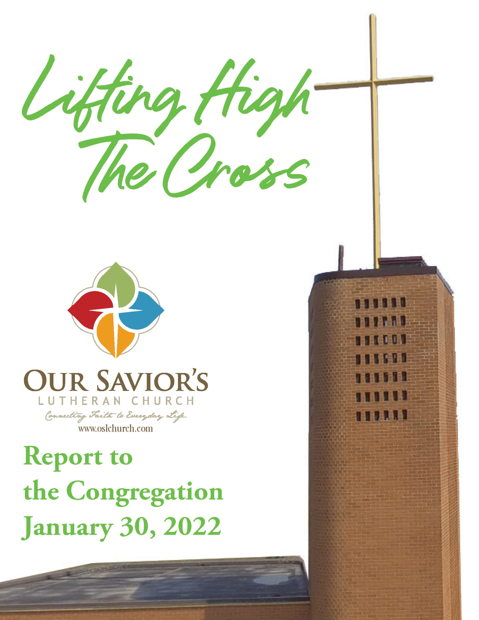 OSL Report to the Congregation, January 2022 - Cover
