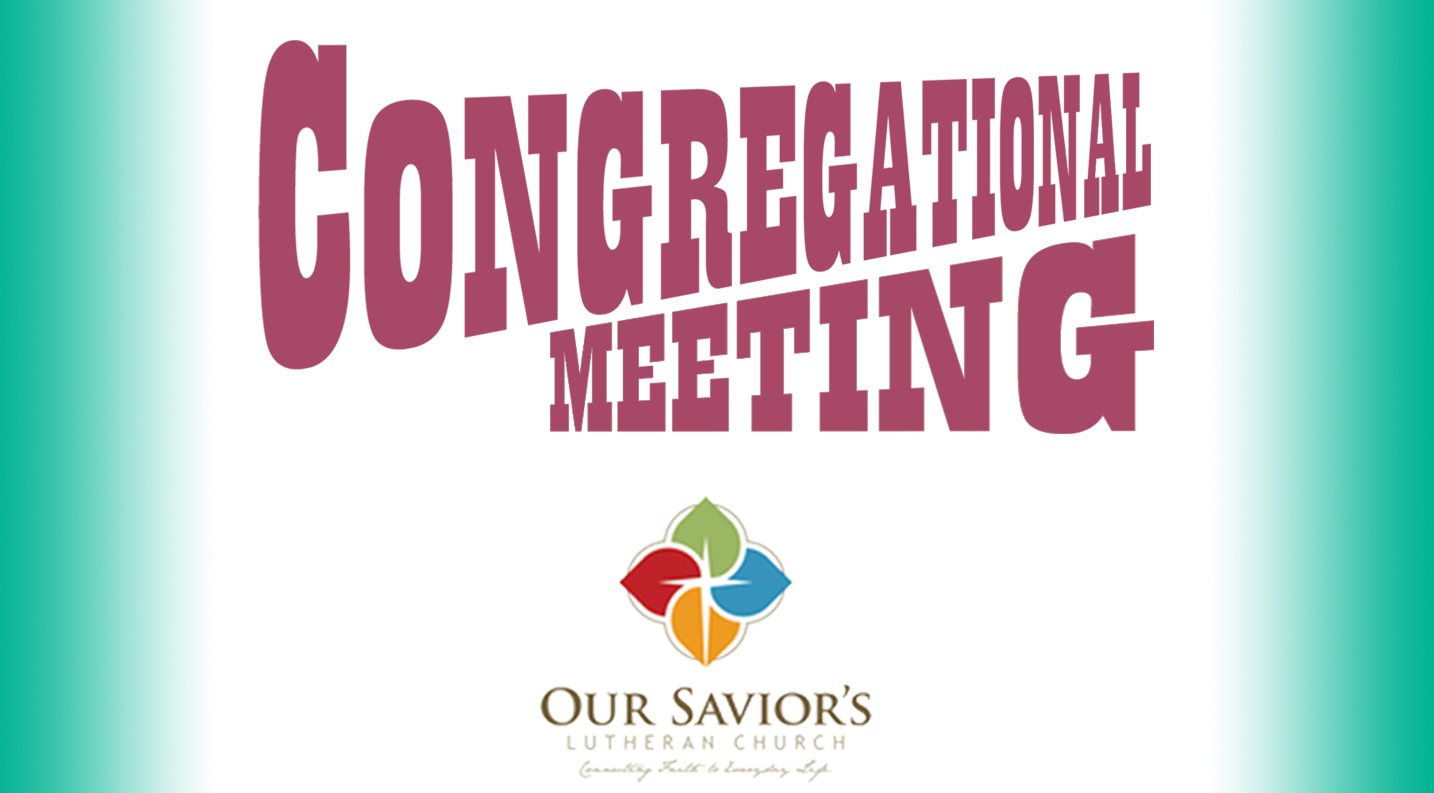 Congregational meeting graphic