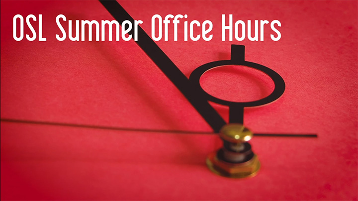 OSL Summer Hours graphic