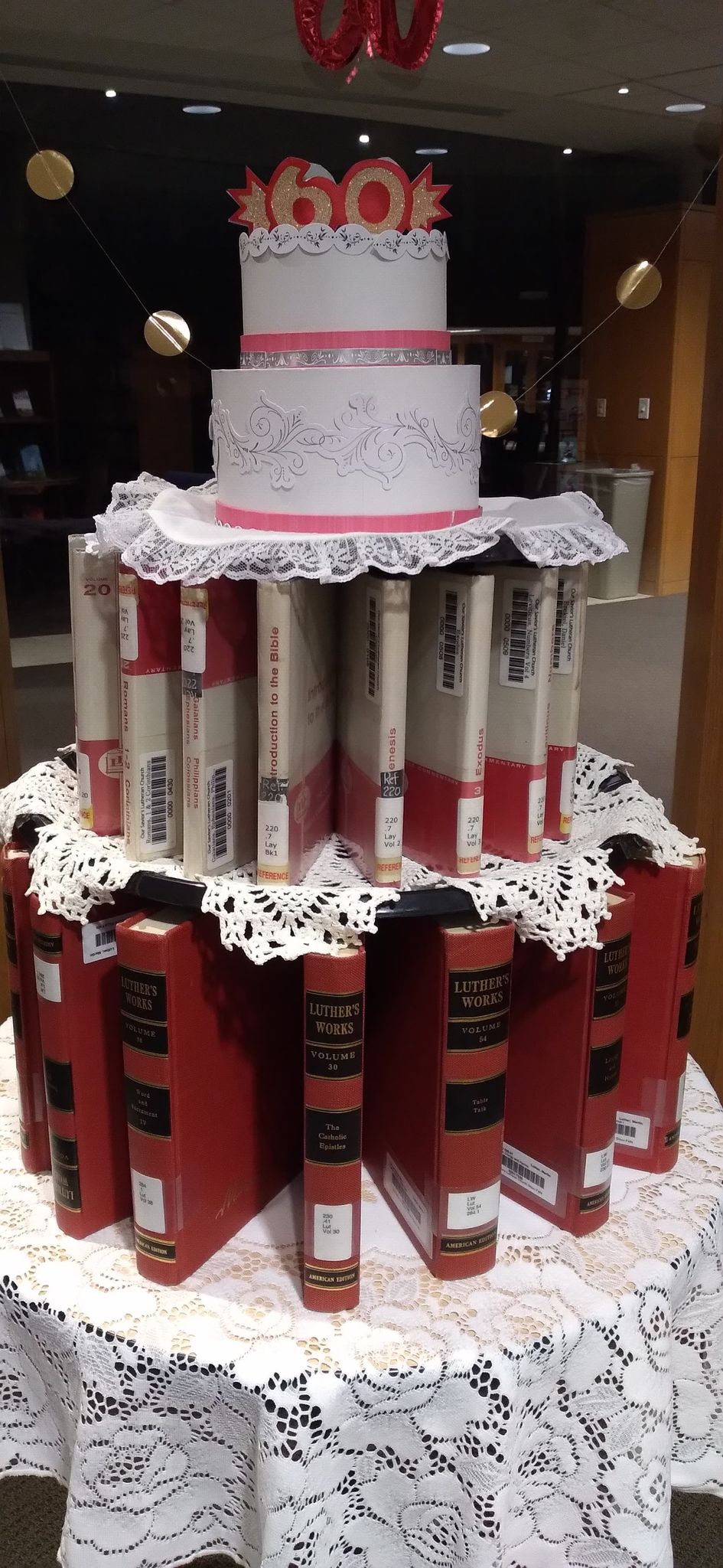 Photo of Library Anniversary "Cake"