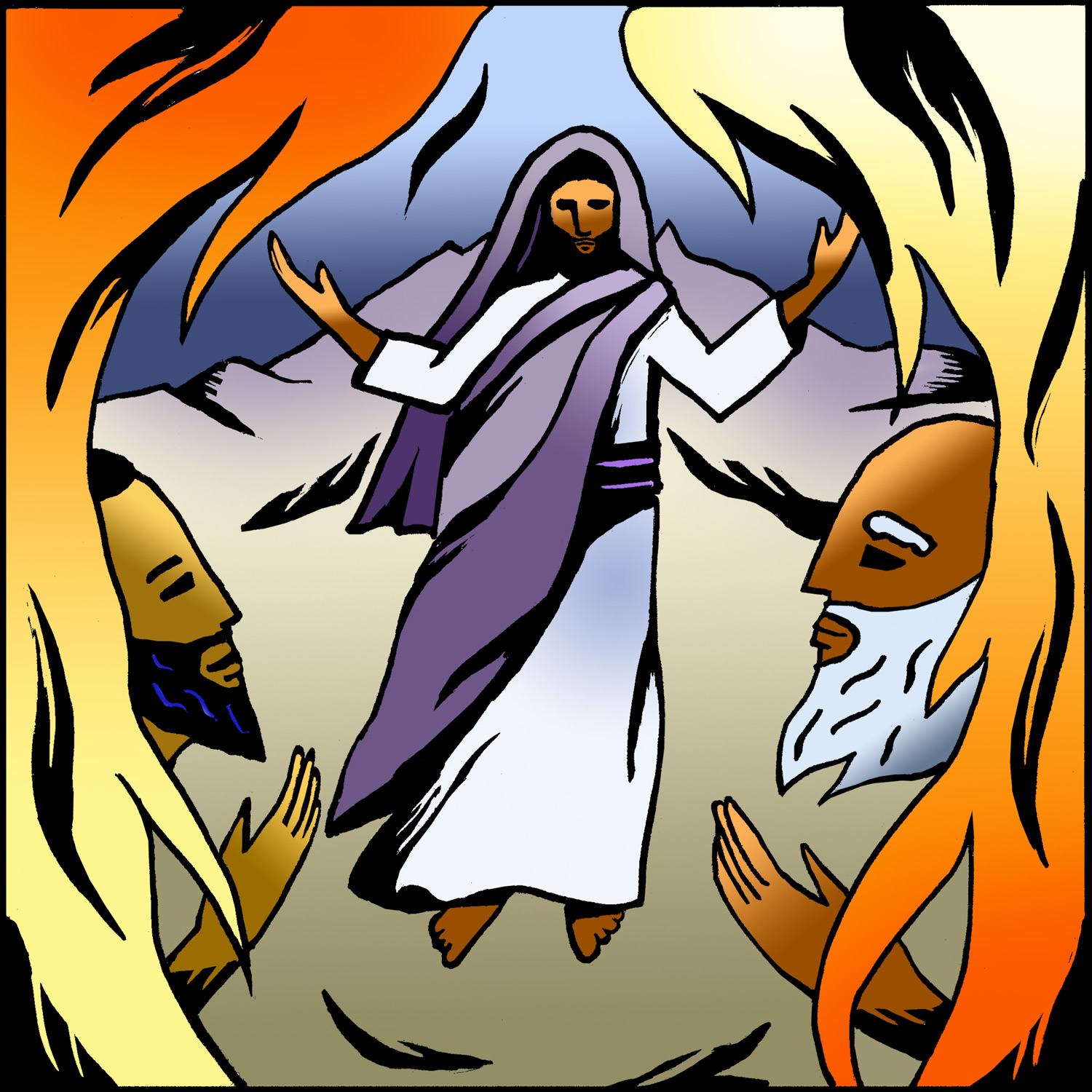 Graphic for Transfiguration Sunday